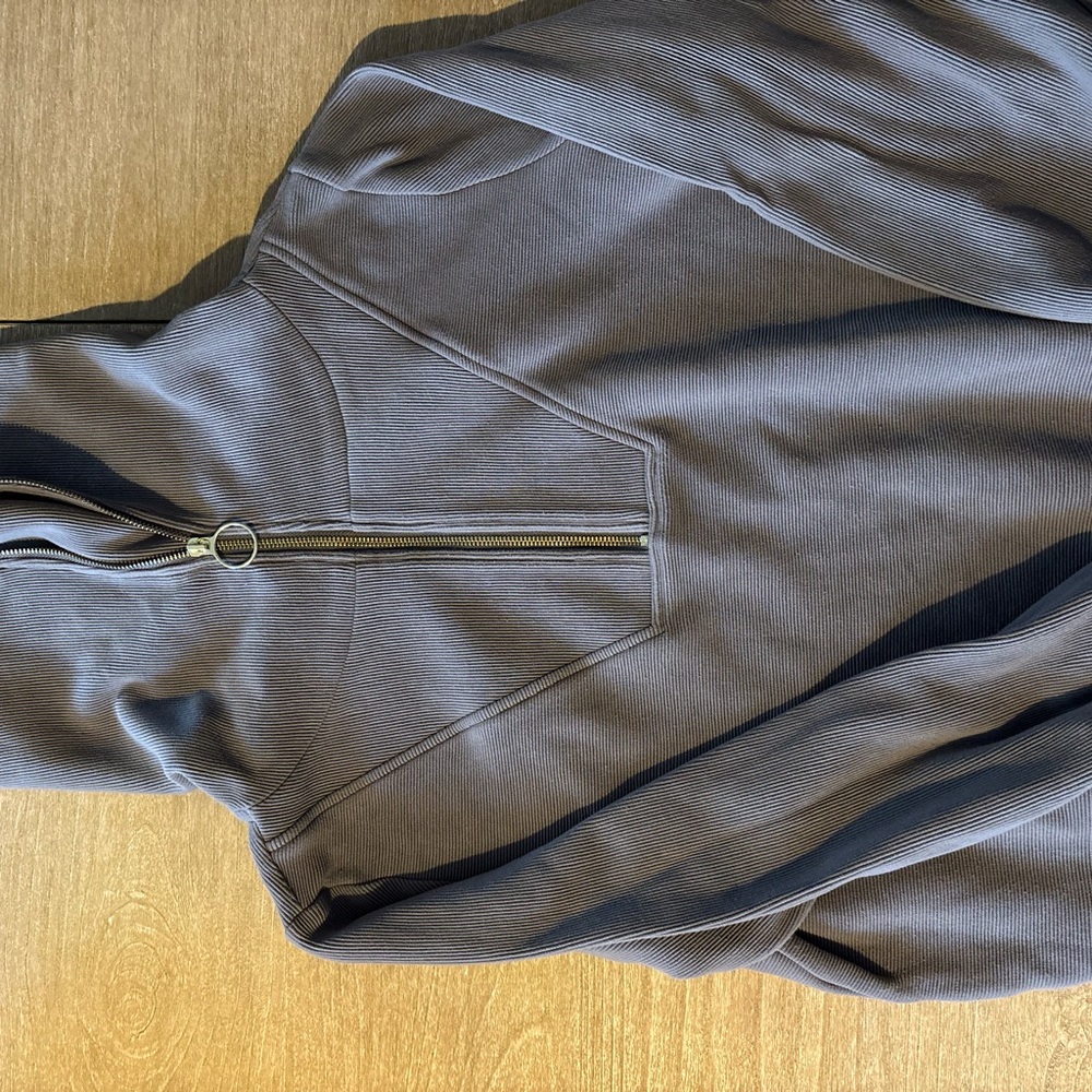 Varley Charcoal Quarter-Zip Sweatshirt